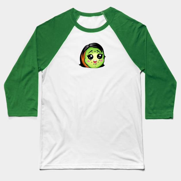 Kiwi Tori Baseball T-Shirt by TaoMonkey